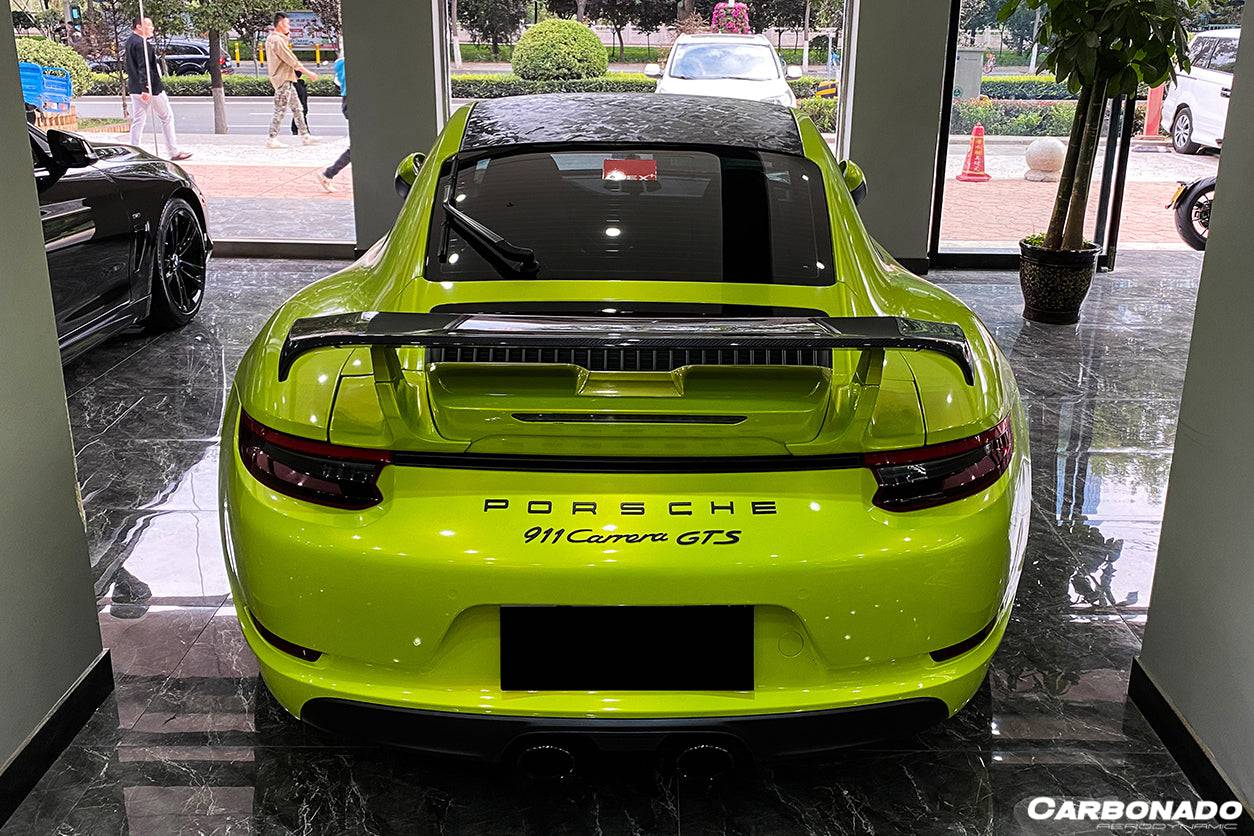 Carbonado 2016-2019 Porsche 911 991.2 Carrera    S    4S    GTS TA Style Trunk Spoiler