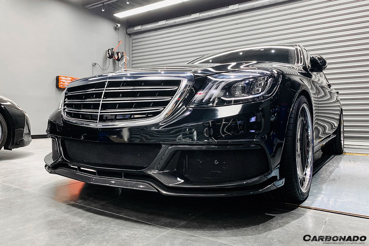 Carbonado 2017-2020 Mercedes Benz W222 Sedan BRS-2019 Style Front Bumper