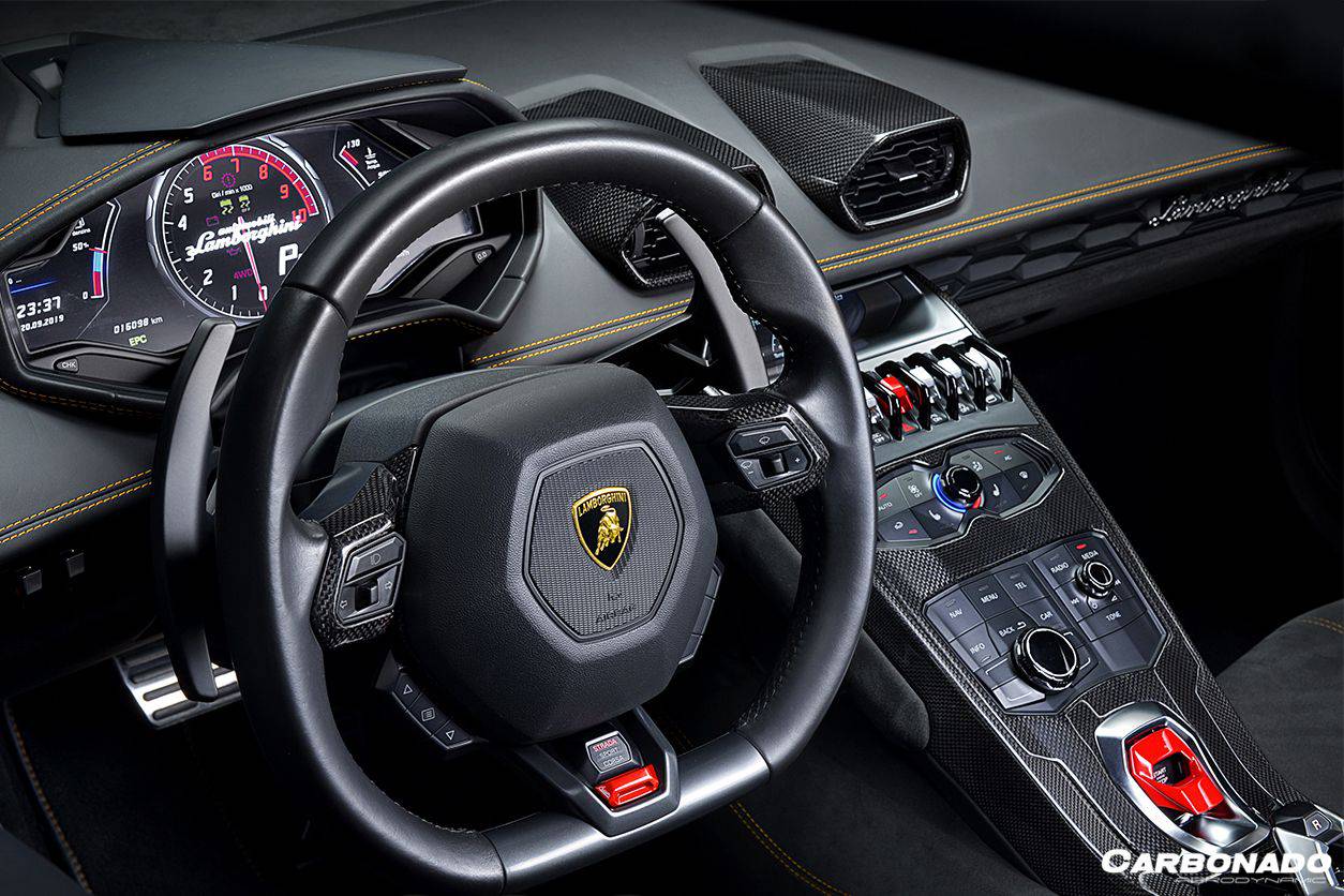 Carbonado 2015-2019 Lamborghini Huracan LP610  LP580  EVO OEM Style Autoclave Carbon Fiber Center Console Tunnel