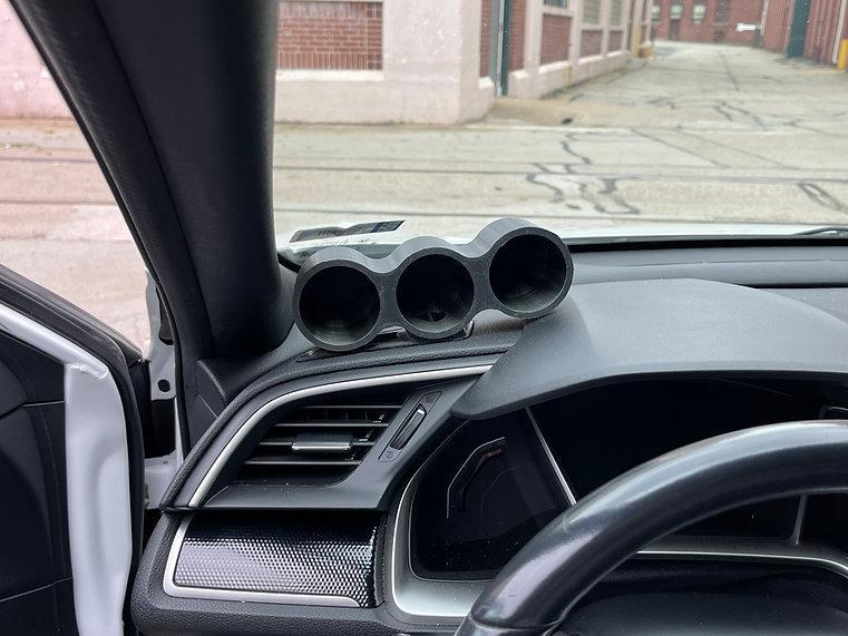 Cápsulas de indicadores OZ Honda Civic Triple Gauge Pod Desempañador Trim