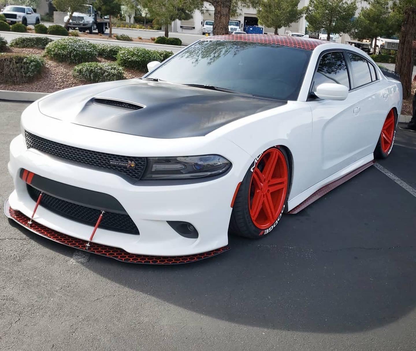 Aeroflow Dynamics Front Splitter V1 (2015-2022 Dodge Charger Scatpack/Hellcat/Daytona)