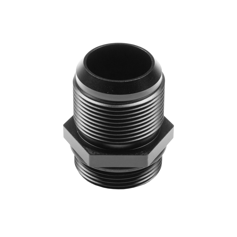 Chase Bays 20AN ORB to - 20AN Aluminum Adapter - Black - Chase Bays