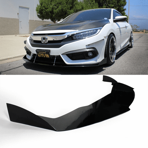 Aeroflow Dynamics Splitter V2 | 2016-2019 Honda Civic Coupe