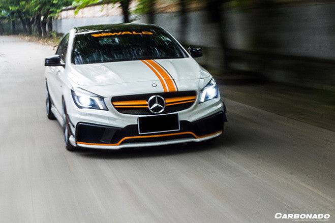 Parachoques delantero estilo WD con LED para Mercedes Benz W117 CLA Class Carbonado 2013-2016