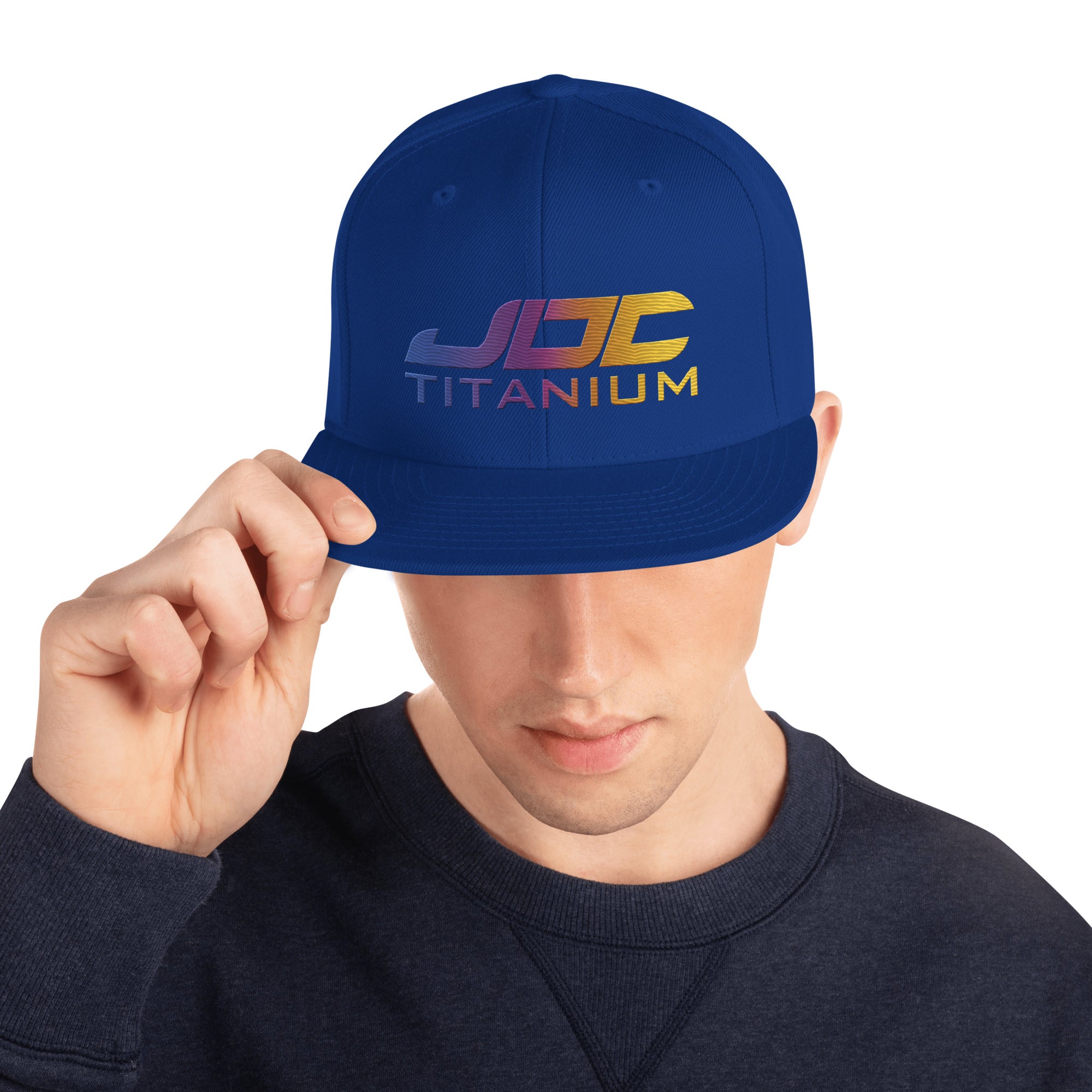 JDC Titanium Gradient Snapback Hat