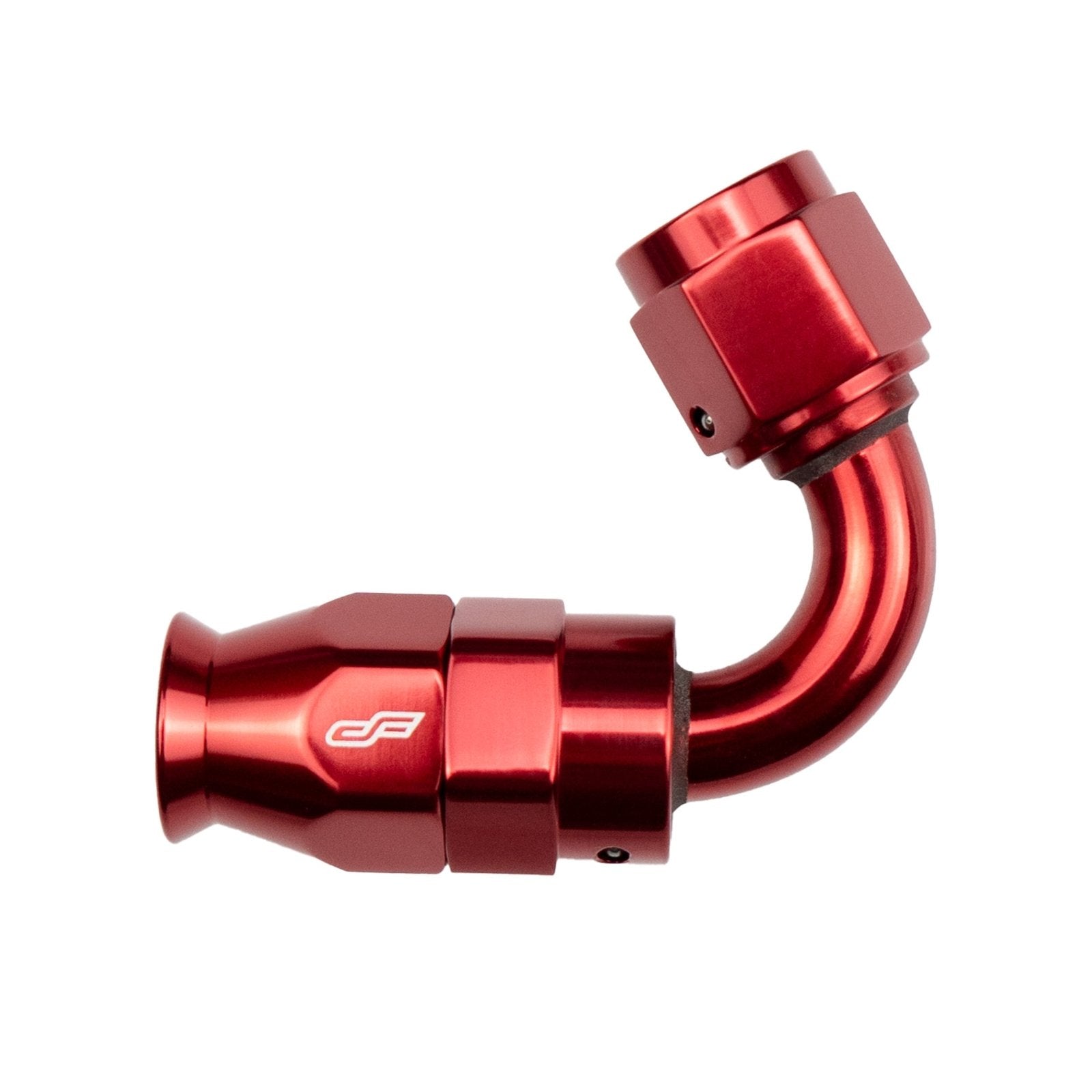 ColorFittings -06 AN 120 Degree Female Aluminum Hose End (PTFE)