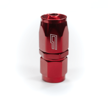 ColorFittings -06 AN Straight Female Aluminum Hose End (PTFE)