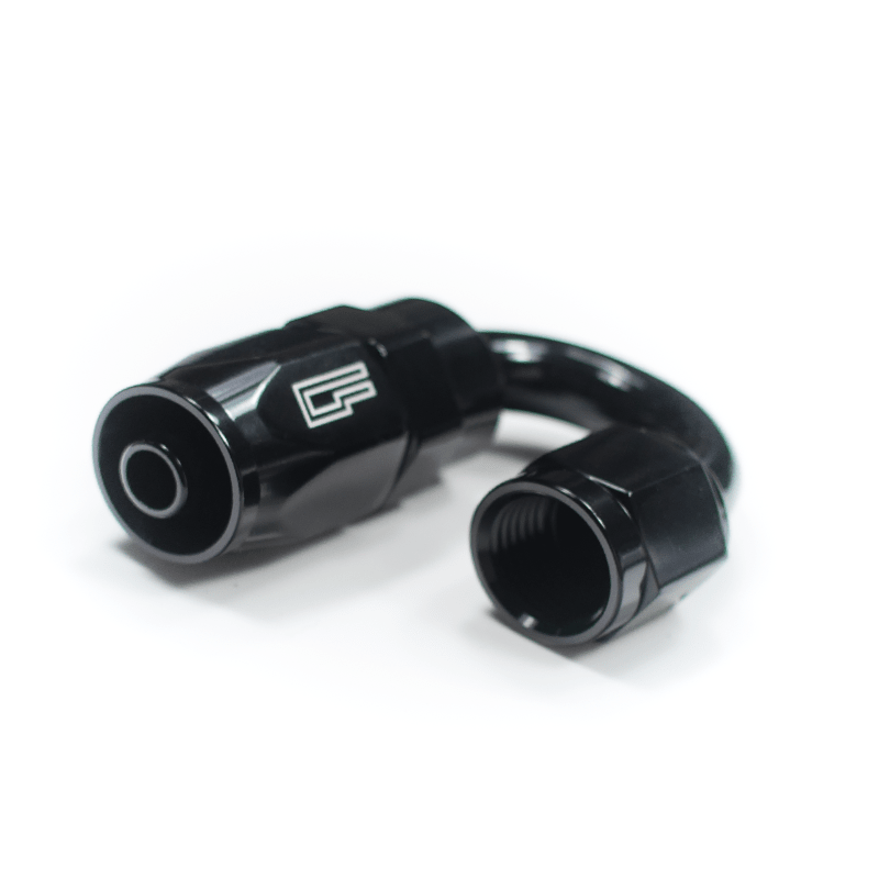 ColorFittings -08 AN 180 Degree Female Aluminum Hose End (PTFE)