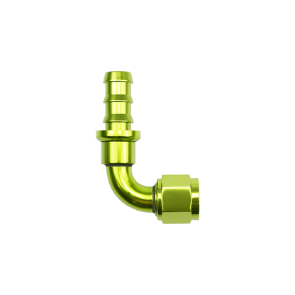 ColorFittings -12 AN 90 Degree Female Push-Loc Fitting