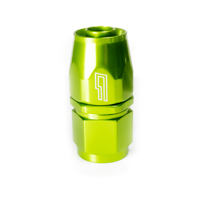 ColorFittings -12 AN Straight Female Aluminum Hose End (PTFE)