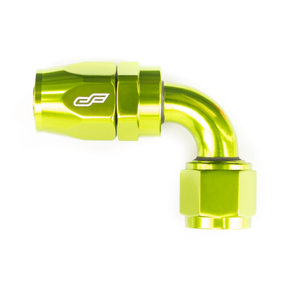 ColorFittings -16 AN 90 Degree Female Aluminum Hose End Fitting
