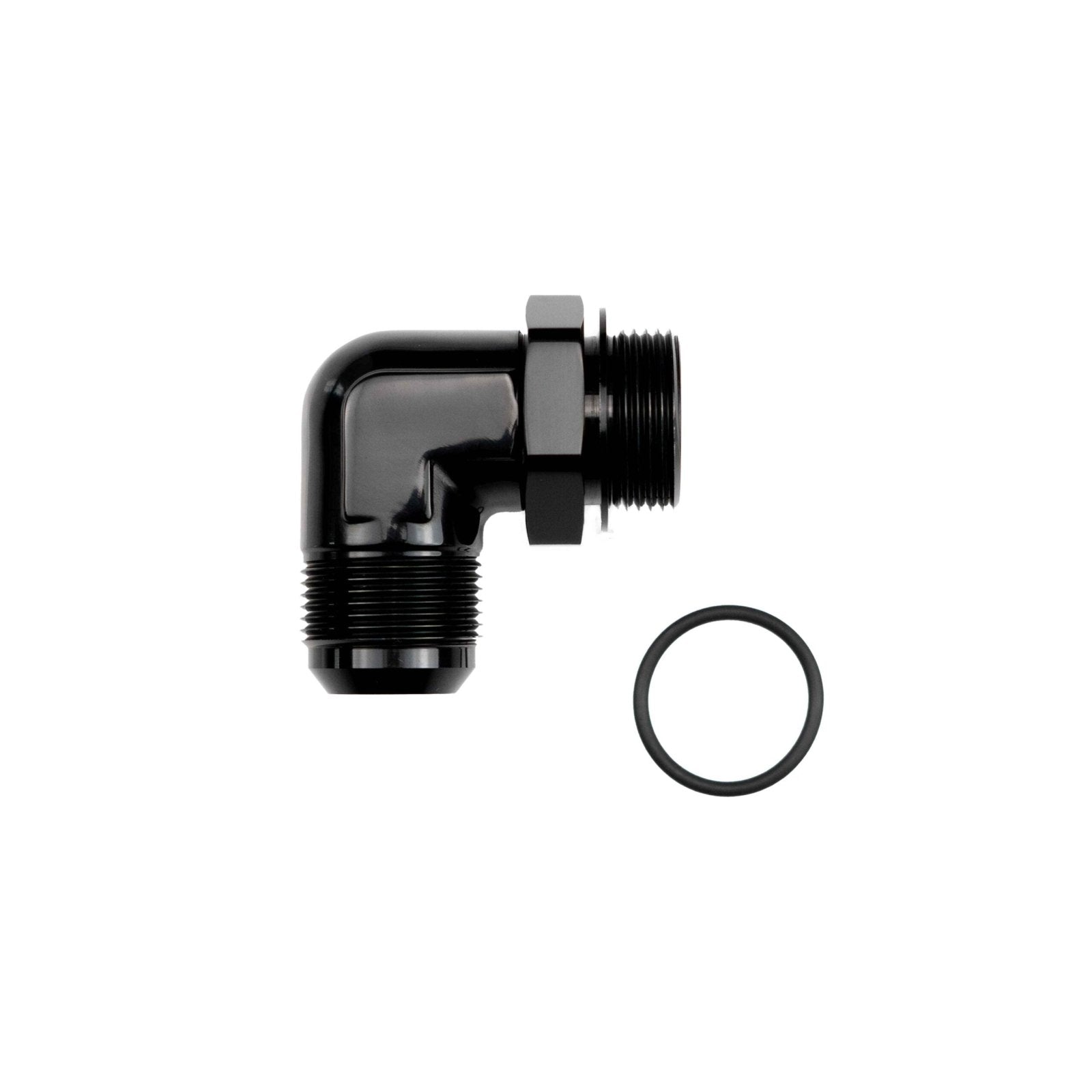 ColorFittings -16 AN 90 Degree Male ORB Swivel Union Fitting - 1