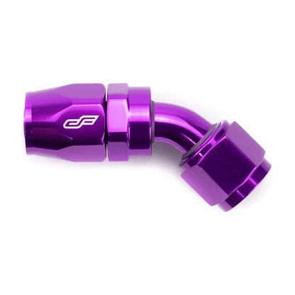 ColorFittings -20 AN 45 Degree Female Aluminum Hose End Fitting