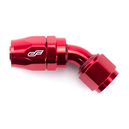 ColorFittings -20 AN 45 Degree Female Aluminum Hose End Fitting