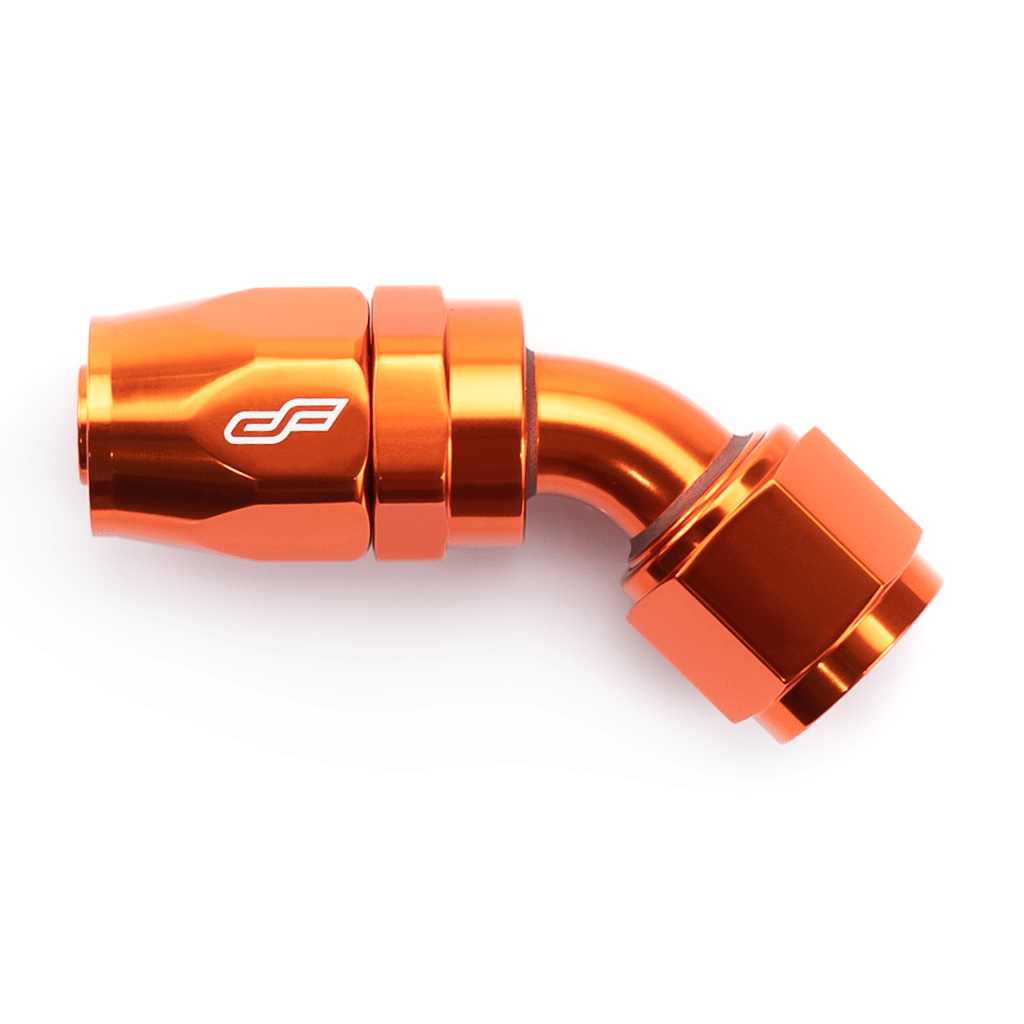 ColorFittings -20 AN 45 Degree Female Aluminum Hose End Fitting