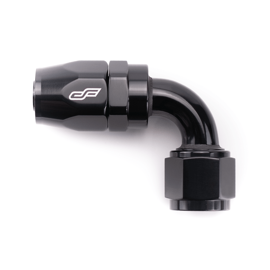 ColorFittings -20 AN 90 Degree Female Aluminum Hose End Fitting