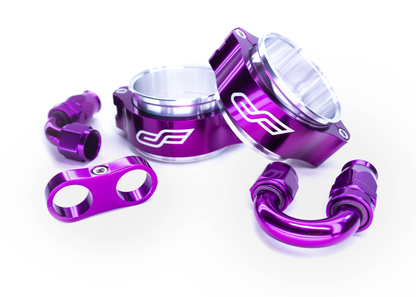 3.0" Turbo Clamp w/ Aluminum Ferrules