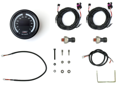 Prosport 2-1/16" Digital Dual Air Pressure Gauge - OLED Display