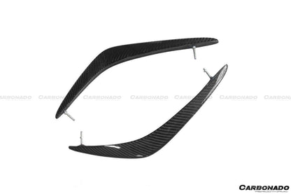Carbonado 2008-2011 Nissan GTR R35 CBA Carbon Fiber Front Canards