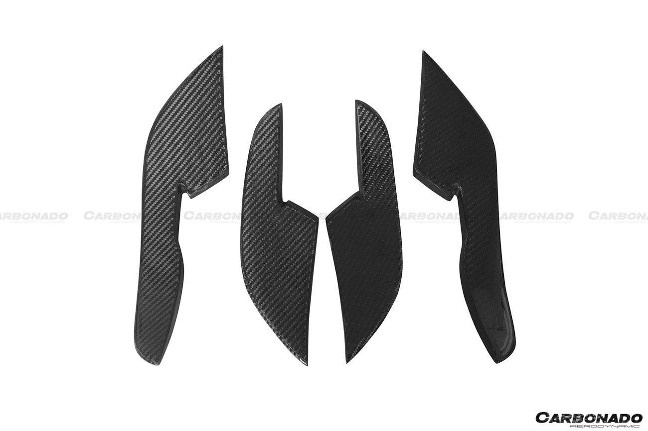 Carbonado 2013-2018 Audi RS6 C7 Avant BS Style Front Bumper Canards