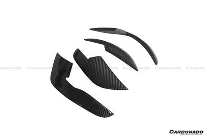 Carbonado 2013-2018 Audi RS6 C7 Avant BS Style Front Bumper Canards