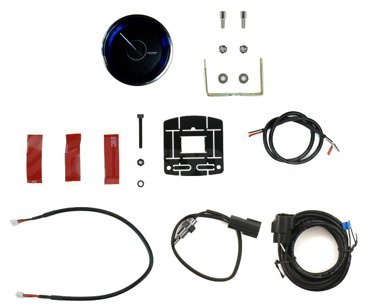 Prosport 2-1/16" Crystal Blue/White Oil Temperature Gauge