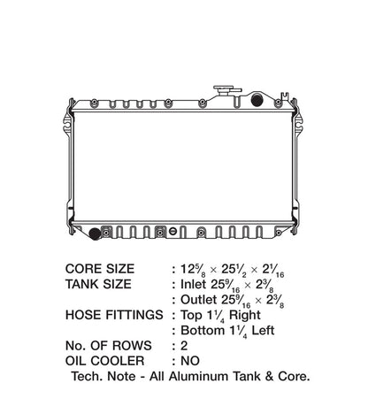 CSF Radiator (89 - 97 Mazda Miata) - CSF