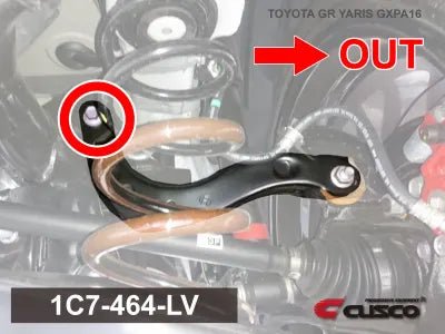 Cusco Rear Upper Control Arm (Body Side) Pillowball Bushing Set (23+ Toyota GR Corolla) - Cusco