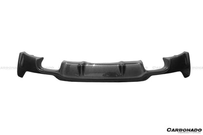 Carbonado 2013-2020 BMW 4 Series F32 F33 F36 3D Style Carbon Fiber Rear Qual Exhaust Diffuser (For M-Tech Only )