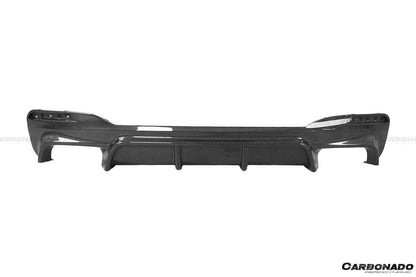 Carbonado 2017-2019 BMW 5 Series G30 G38 M-TECH ECC Style Carbon Fiber Rear Lip