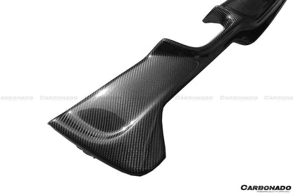 Carbonado 2013-2020 BMW 4 Series F32 F33 F36 3D Style Carbon Fiber Rear Qual Exhaust Diffuser (For M-Tech Only )