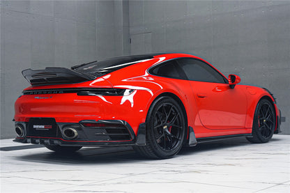 DarwinPRO Darwinpro 2019-2024 Porsche 911 992 Carrera Targa 4 4S Targa Cabriolet BKSSII Style Rear Lip