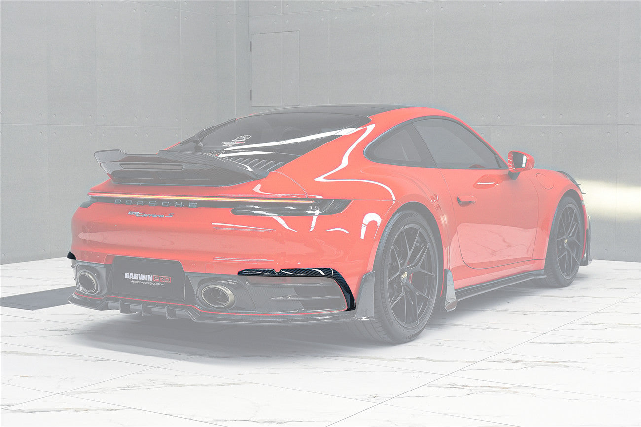 DarwinPRO 2019-2024 Porsche 911 992 Carrera & 4 & 4S & Targa & Cabriolet BKSSII Style Rear Bumper Vent Trims