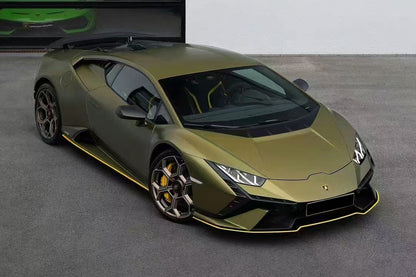 DarwinPRO 2015-2025 Lamborghini Huracan LP610 & LP580 & EVO Convert Tecnica Style Dry Carbon Fiber Hood