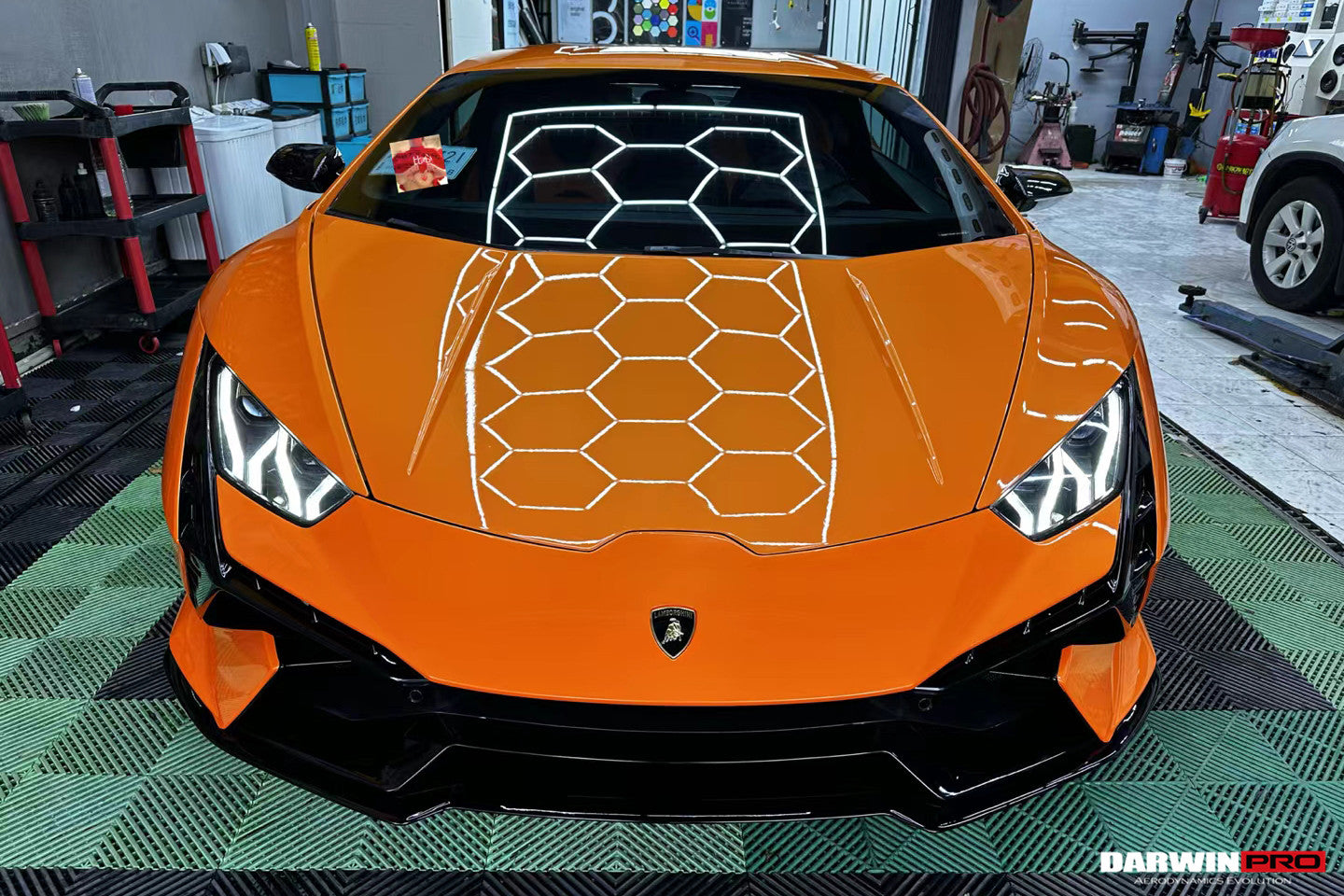 DarwinPRO 2015-2019 Lamborghini Huracan LP610 & LP580 Convert Tecnica Style Full Body Kit