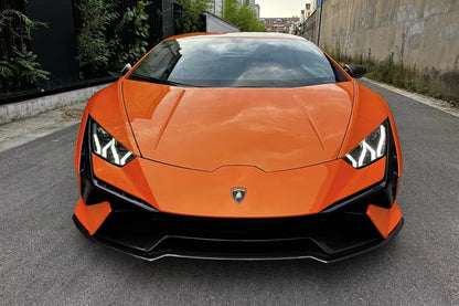 Parachoques delantero de fibra de carbono seco DarwinPRO 2015-2025 Lamborghini Huracan LP610, LP580 y EVO Convert Tecnica Style