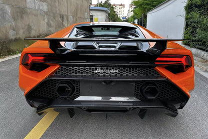 Parachoques trasero DarwinPRO 2015-2019 Lamborghini Huracan LP610 y LP580 Convertible a estilo Tecnica (SE REQUIERE CAMBIAR EL SISTEMA DE ESCAPE)