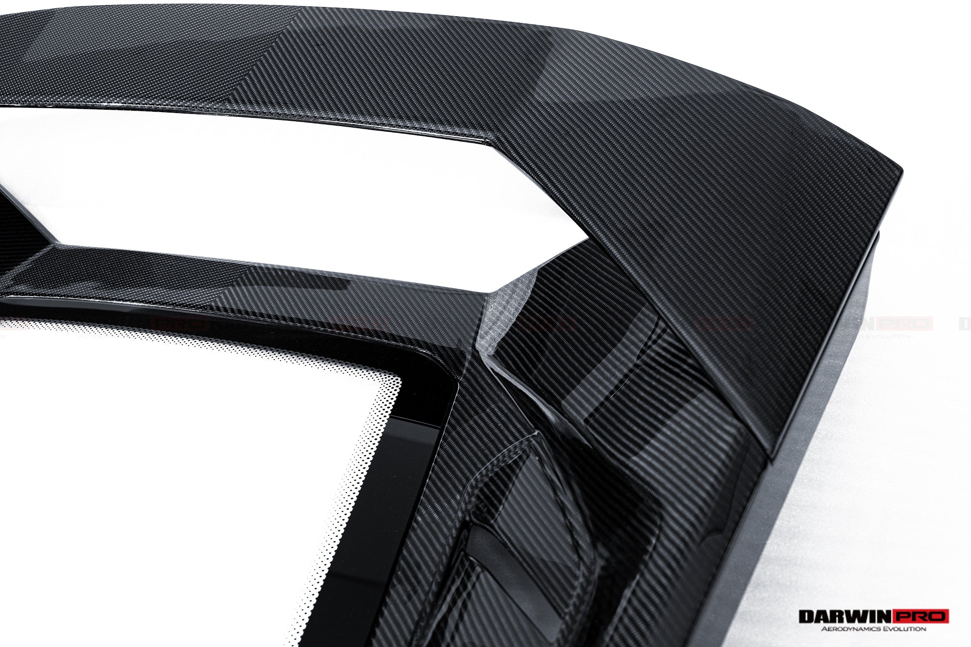 DarwinPRO 2015-2025 Lamborghini Huracan LP610 & LP580 & EVO Coupe Convert Tecnica Style Dry Carbon Fiber Rear Engine Hood