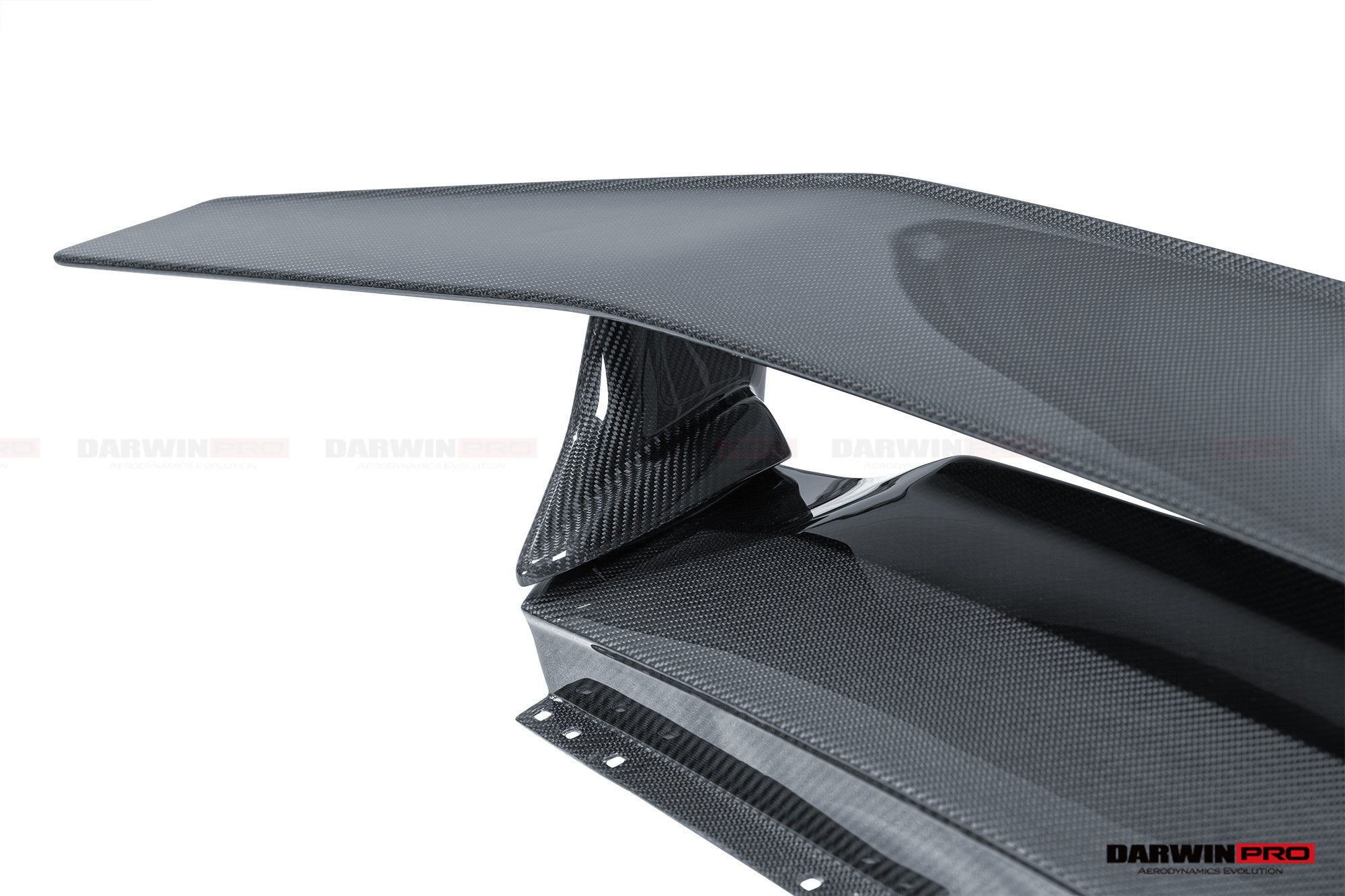 DarwinPRO 2015-2025 Lamborghini Huracan LP610 & LP580 & EVO Tecnica Style Dry Carbon Fiber Trunk Spoiler Wing