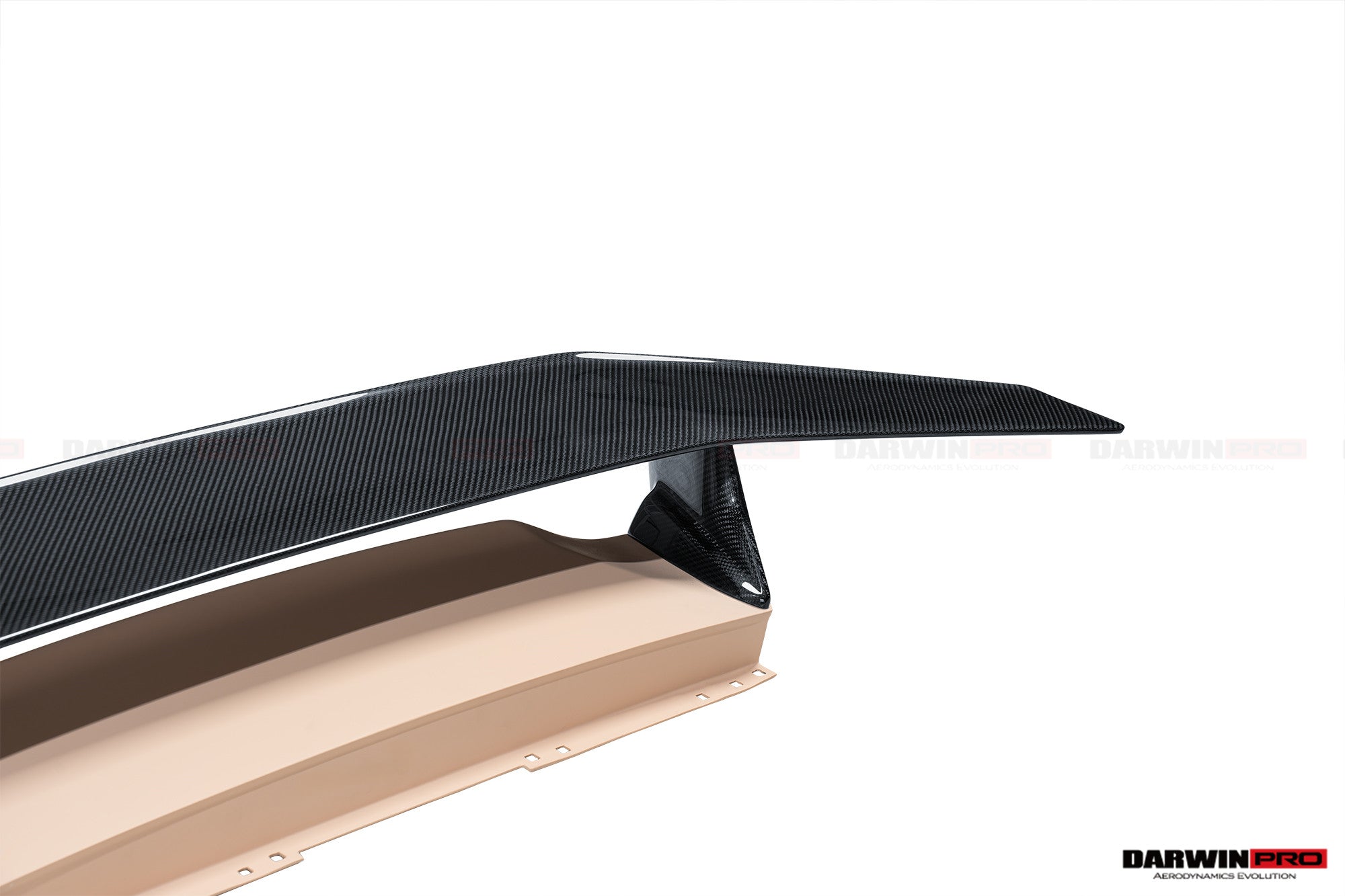 DarwinPRO 2015-2025 Lamborghini Huracan LP610 & LP580 & EVO Tecnica Style Dry Carbon Fiber Trunk Spoiler Wing