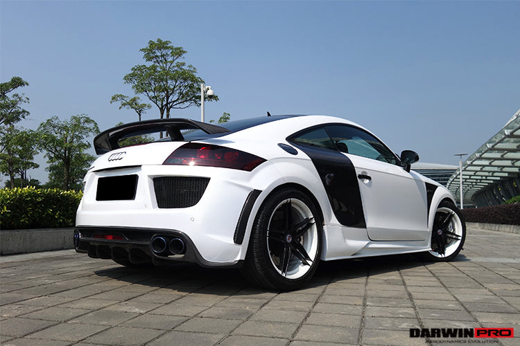 Parachoques trasero estilo DPRG para Audi TT y TTS DarwinPRO 2006-2014