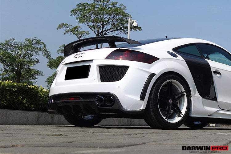 Parachoques trasero estilo DPRG para Audi TT y TTS DarwinPRO 2006-2014