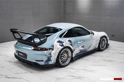 DarwinPRO 2017-2019 Porsche 911 991.2 GT3 Only BKSS Style Carbon Fiber Rear Lip Diffuser