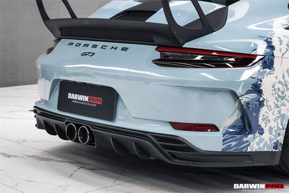 DarwinPRO 2017-2019 Porsche 911 991.2 GT3 Only BKSS Style Carbon Fiber Rear Lip Diffuser