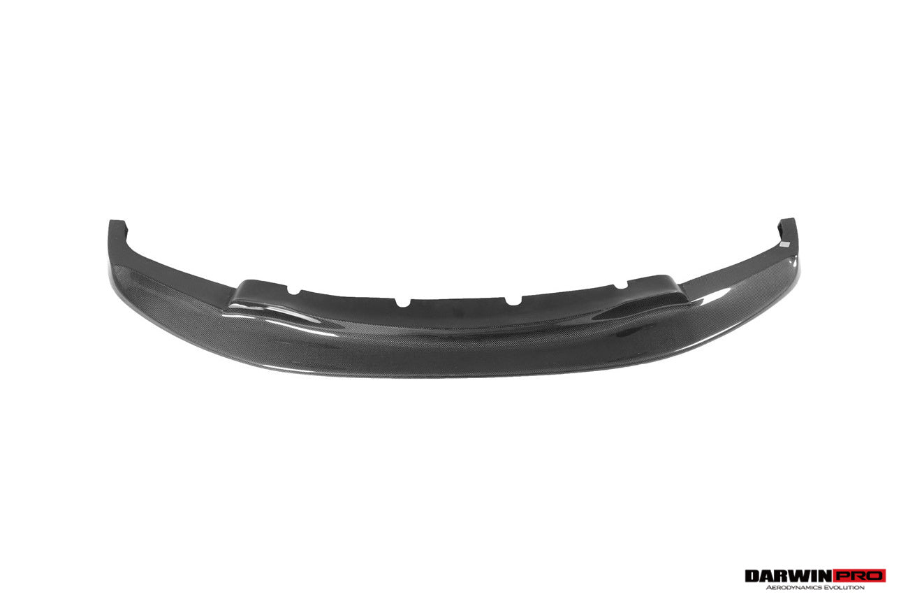 DarwinPRO 2013-2019 BMW Serie 3 F30 F35 M-Tech GV Style Borde delantero de fibra de carbono con tapas