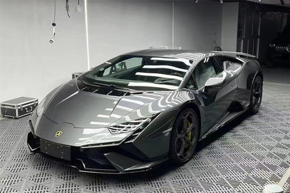 DarwinPRO 2015-2025 Lamborghini Huracan LP610 & LP580 & EVO Convert Tecnica Style Dry Carbon Fiber Hood