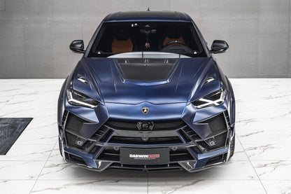 DarwinPRO 2018-2025 Lamborghini URUS BKSS Part Carbon Fiber Hood And Front Bumper | Fits URUS, S, Performante