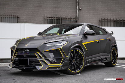 DarwinPRO 2018-2025 Lamborghini URUS BKSS Part Carbon Fiber Hood And Front Bumper | Fits URUS, S, Performante