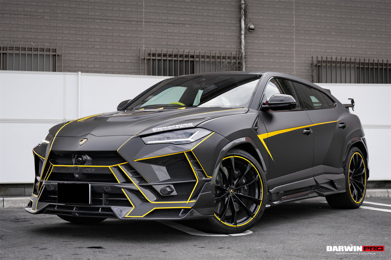 DarwinPRO 2018-2025 Lamborghini URUS BKSS Part Carbon Fiber Side Skirts | Fits URUS, S, Performante