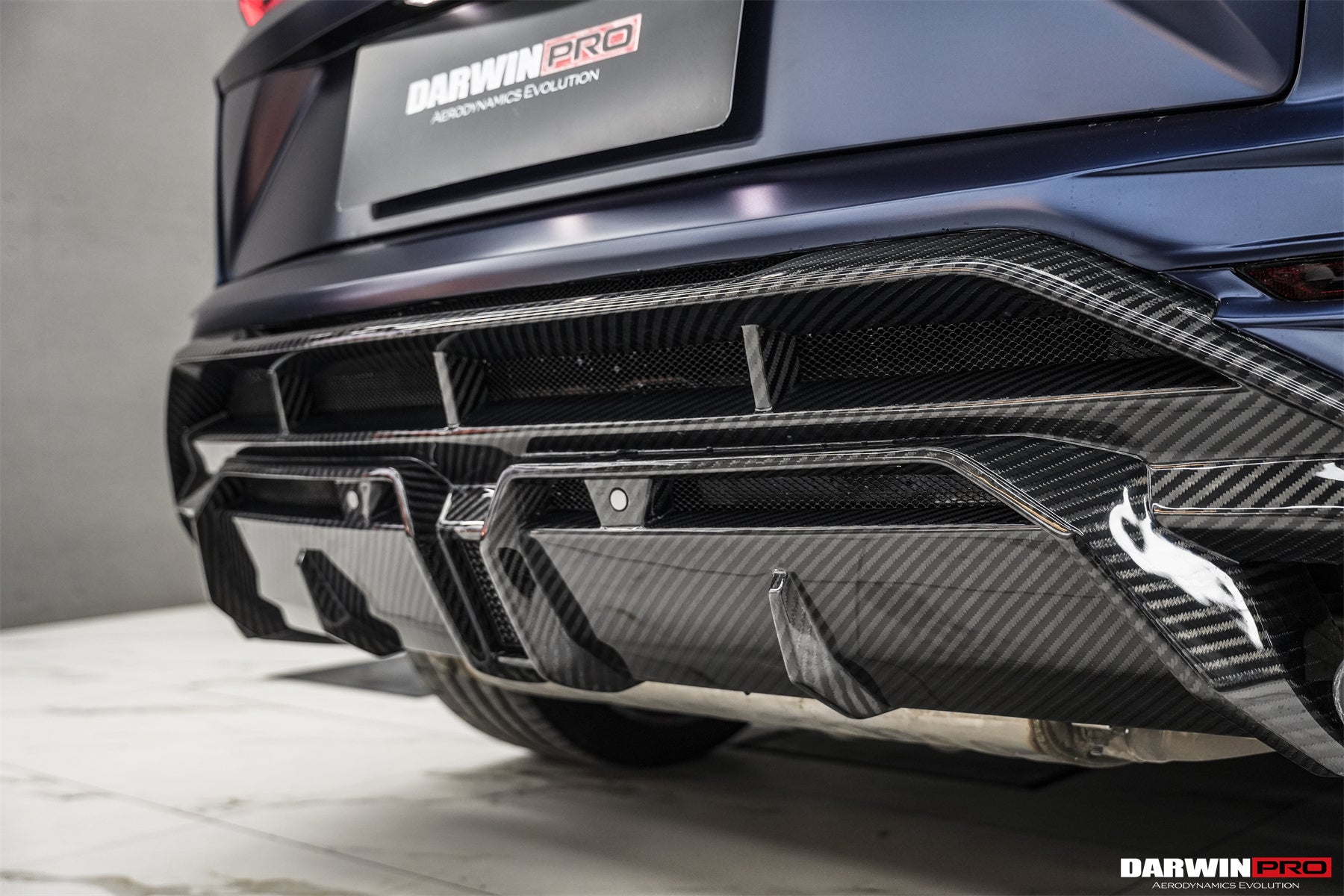 DarwinPRO 2018-2025 Lamborghini URUS BKSS Part Carbon Fiber Rear Bumper | Fits URUS, S, Performante